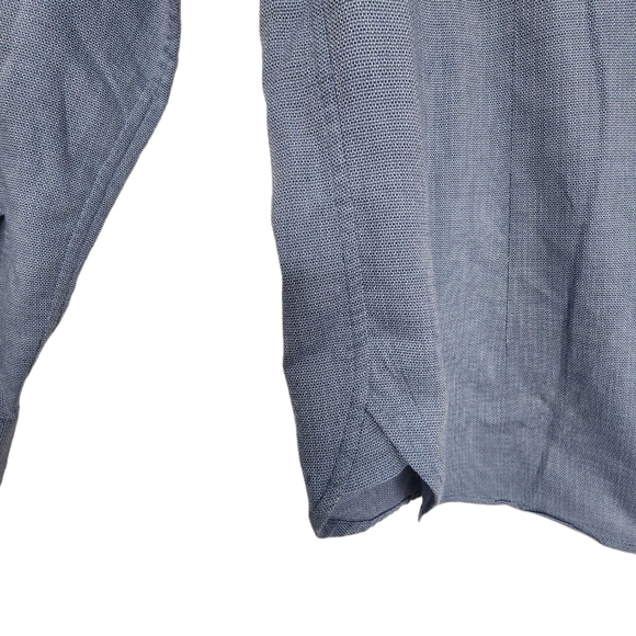 John Varvatos Mens Slim Fit Button Down Blue Dress Shirt Size Small. - Picture 11 of 14